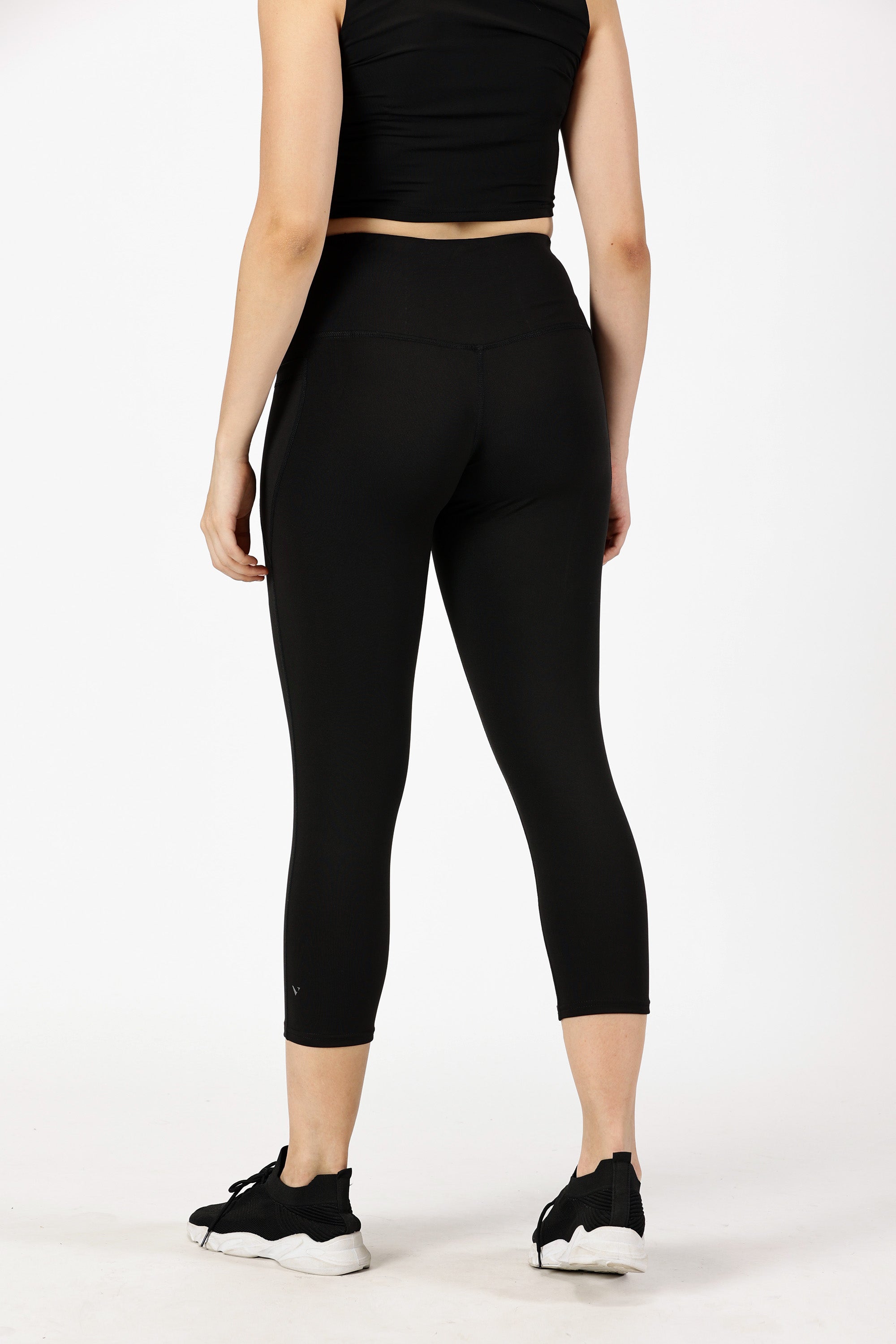 Black 7/8 Yoga Legging | Yoga Pant Image