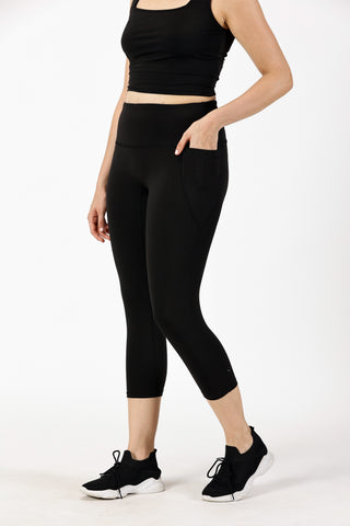 Black 7/8 Yoga Legging | Yoga Pant Image