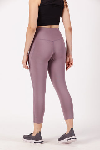 Lilac 7/8 Yoga Legging | Yoga Pant Image