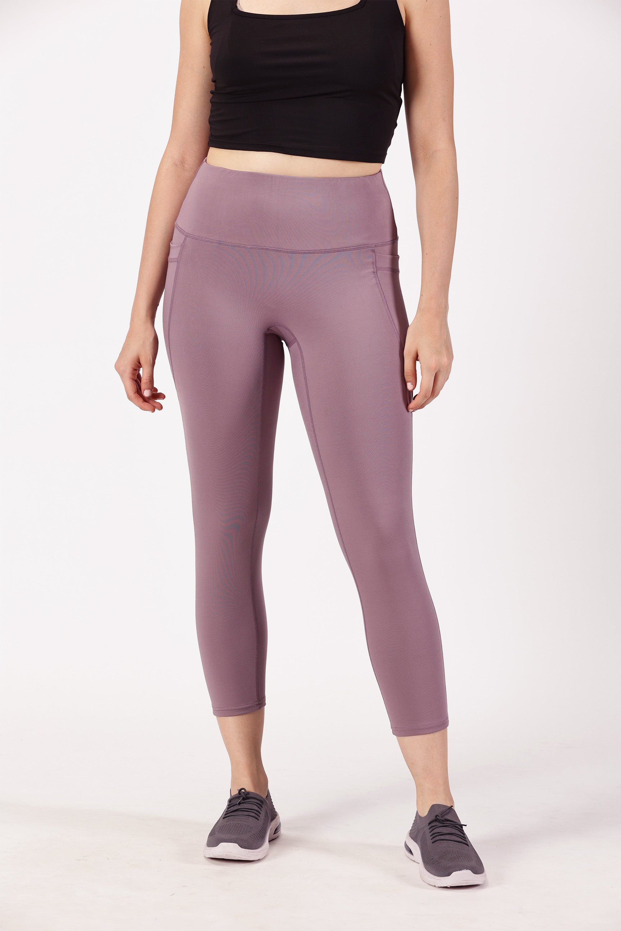 Lilac 7/8 Yoga Legging | Yoga Pant Image