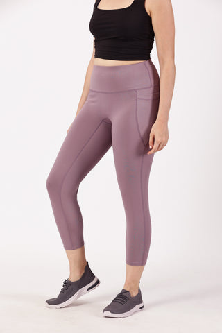 Lilac 7/8 Yoga Legging | Yoga Pant Image