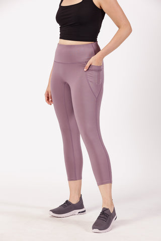 Lilac 7/8 Yoga Legging | Yoga Pant Image