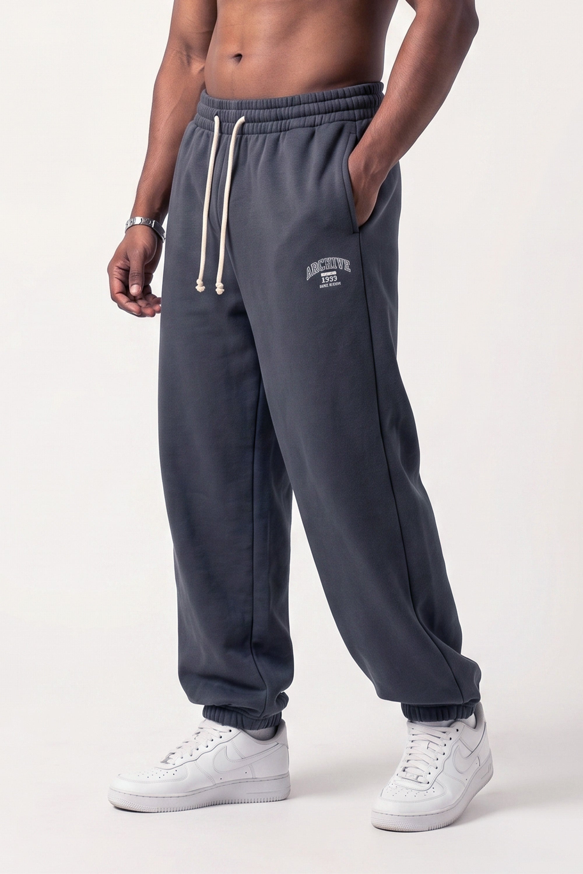 Grey Casual Pant