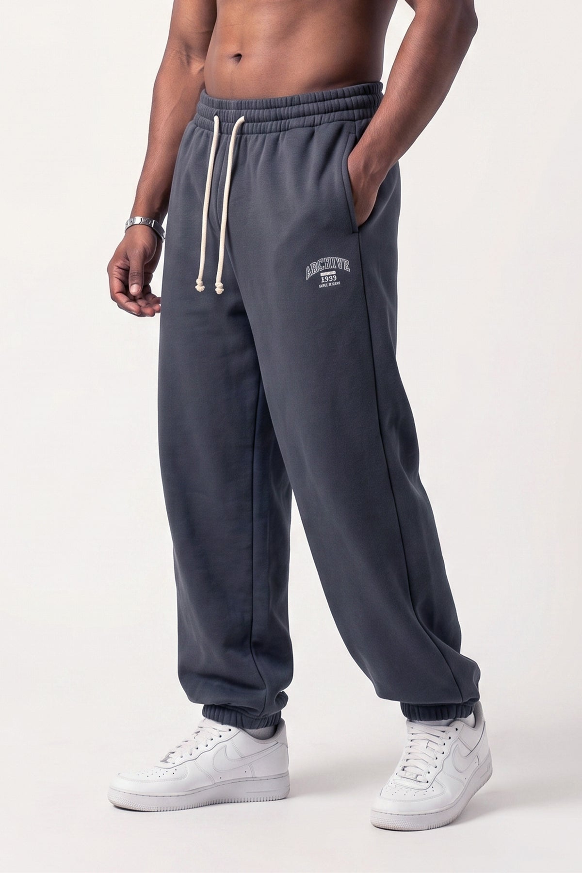 Grey Casual Pant