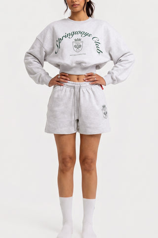 White Casual Shorts
