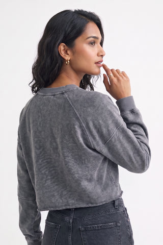Grey Casual Sweatshirt