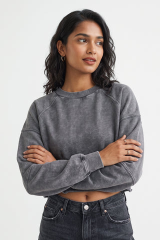 Grey Casual Sweatshirt