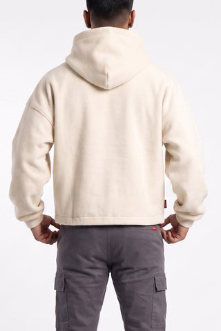 Cream Hoodie Jacket