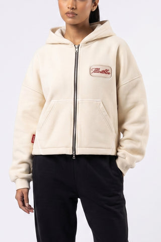 Cream Hoodie Jacket