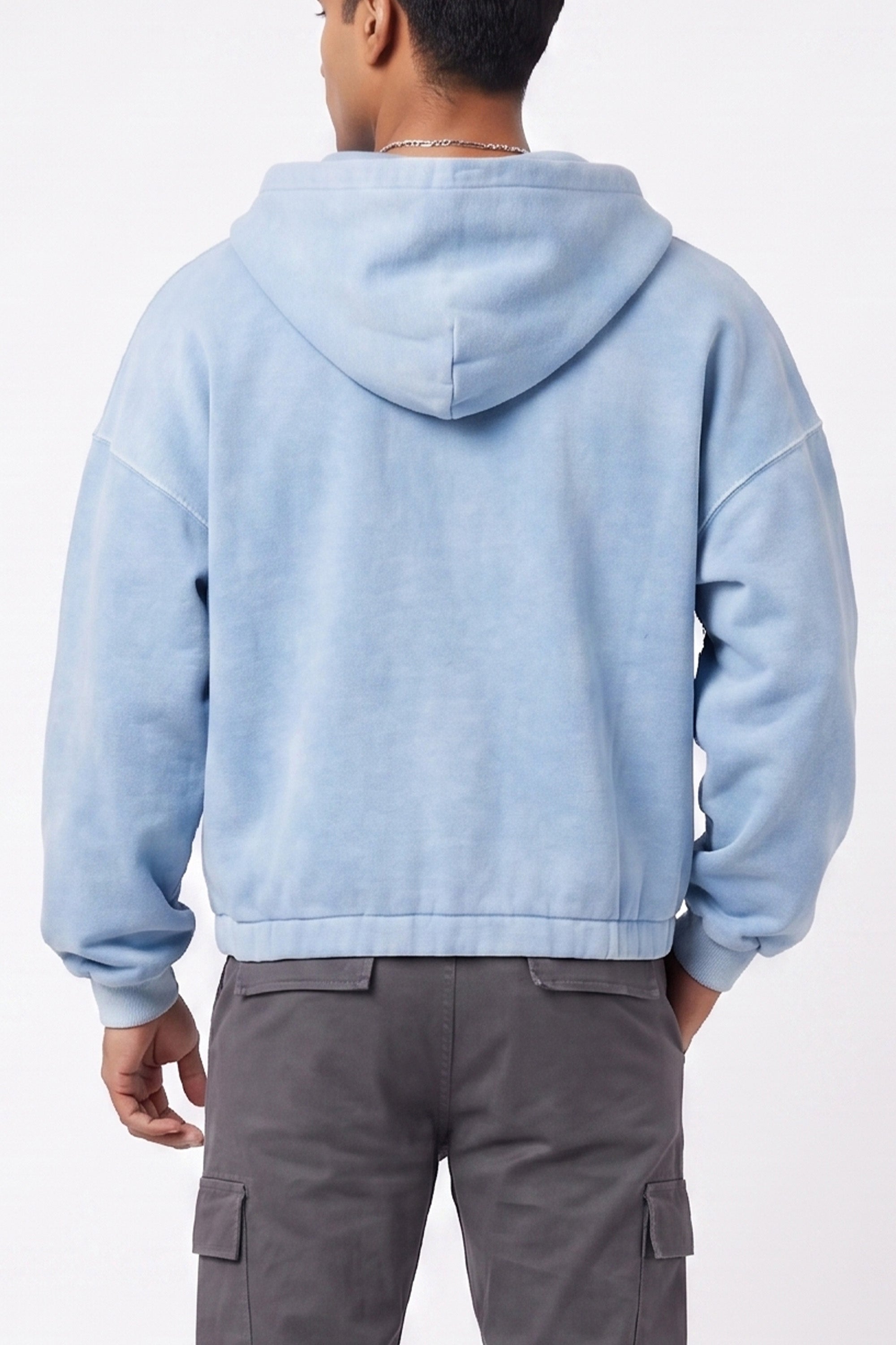 Blue Hoodie Jacket