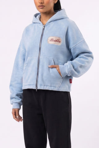 Blue Hoodie Jacket
