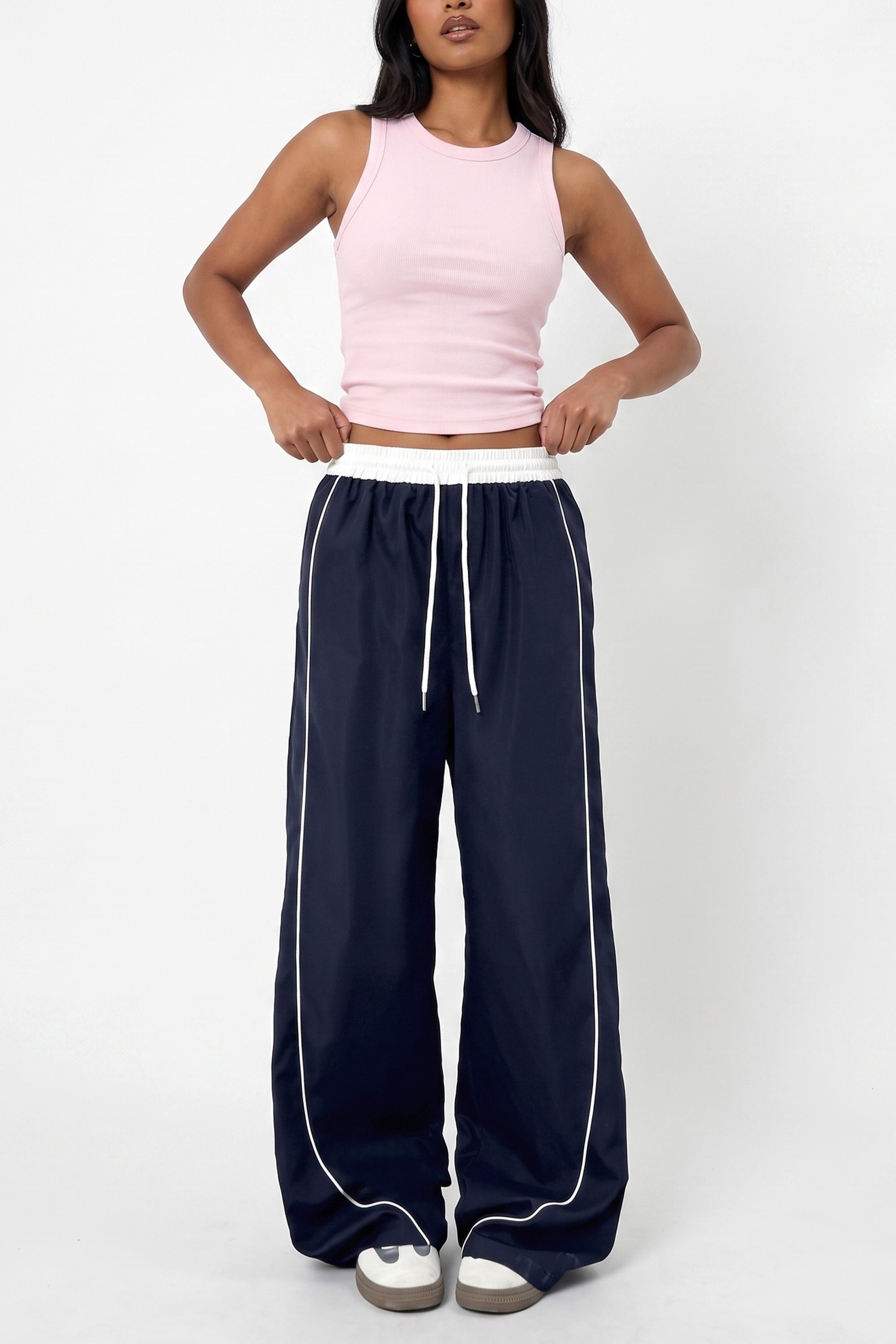 Track Wide Casual Pant