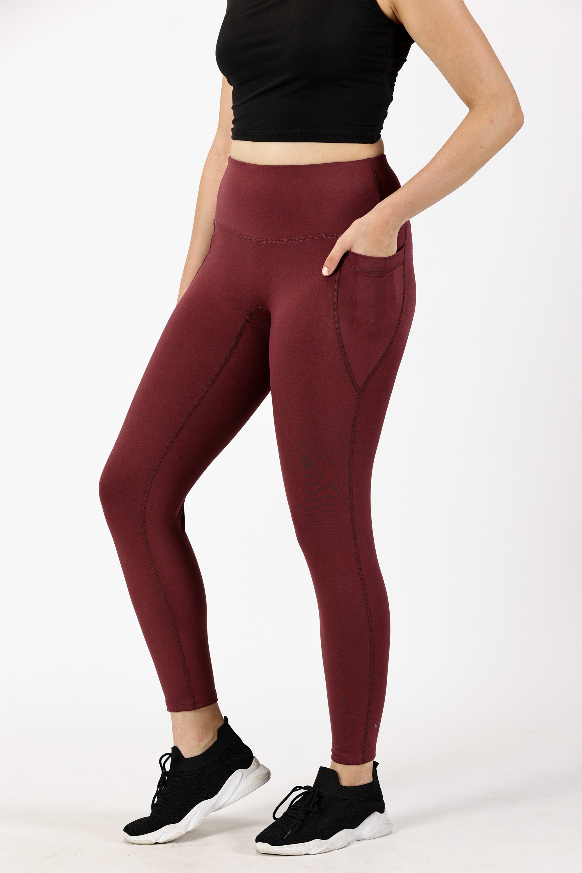 Full Length Legging Burgundy Verlance