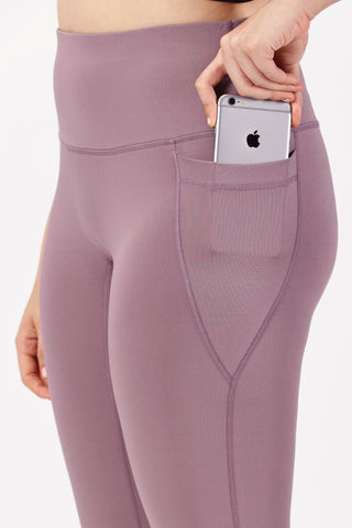 Lilac Full Length Yoga Legging | Yoga Pant Image