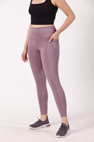 Lilac Full Length Yoga Legging | Yoga Pant Image