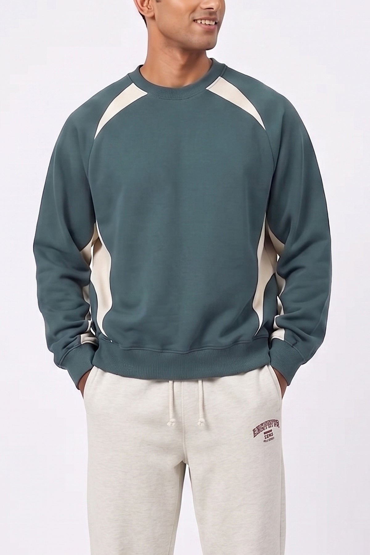 Teal Streetwear Sweatshirt
